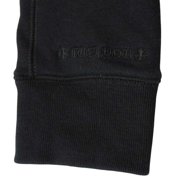 CHROME HEARTS 
ロゴ 刺繍 スウェット プルオーバー コットン 
Y NOT CHプラス レザーパッチ フーディ