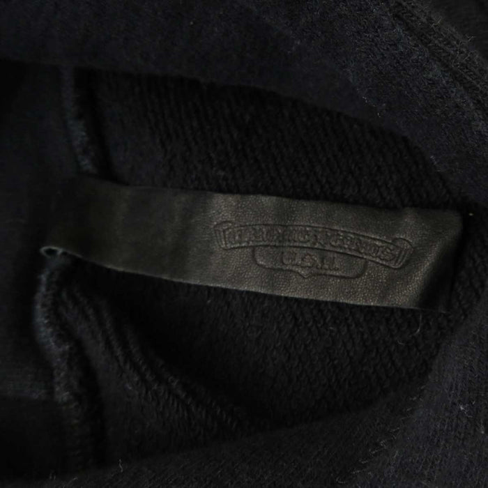 CHROME HEARTS 
ロゴ 刺繍 スウェット プルオーバー コットン 
Y NOT CHプラス レザーパッチ フーディ