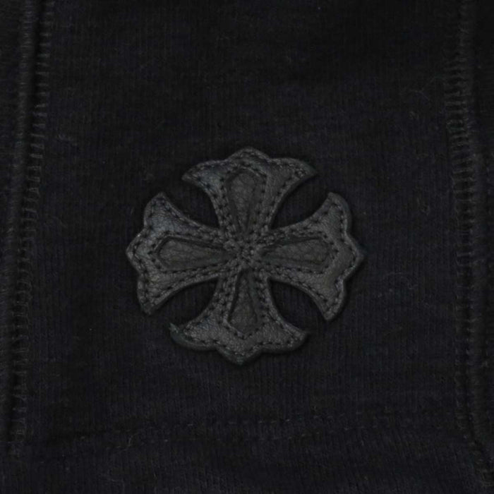 CHROME HEARTS 
Logo brodé sweat à capuche en coton 
Y NOT CH plus patch en cuir hoodie