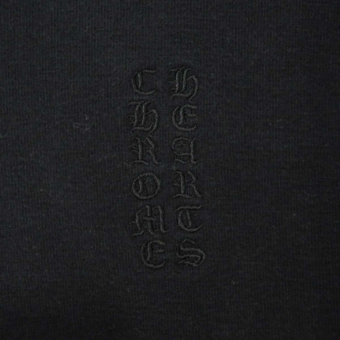 CHROME HEARTS 
Logo brodé sweat à capuche en coton 
Y NOT CH plus patch en cuir hoodie