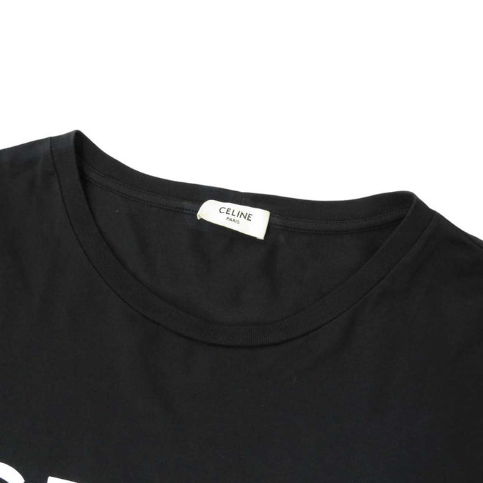 CELINE 
コットン 
ロゴ プリント ショートスリーブ Tシャツ