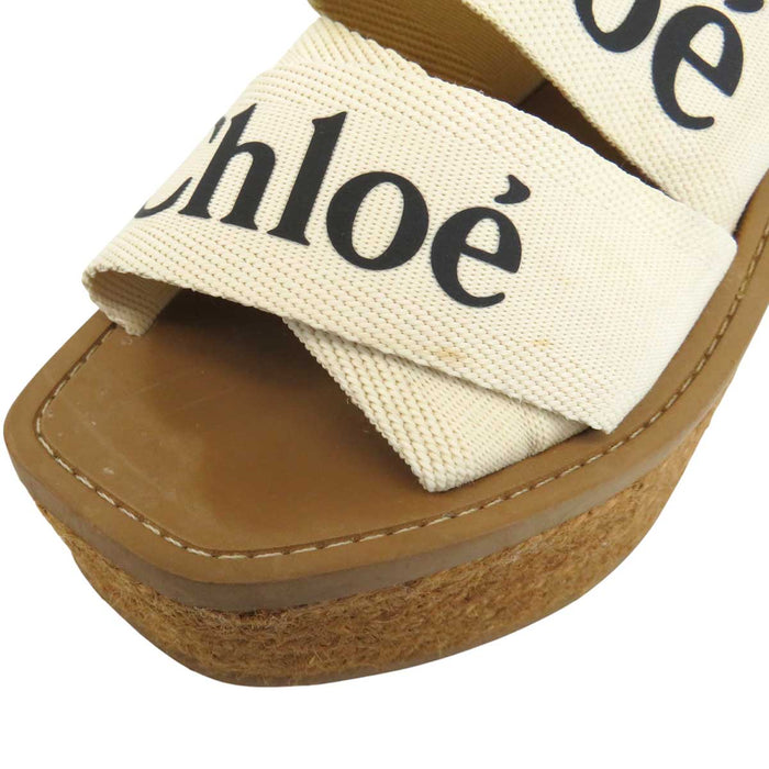 Chloe
Logo Platform
Woody Wedge Espadrille Sandals