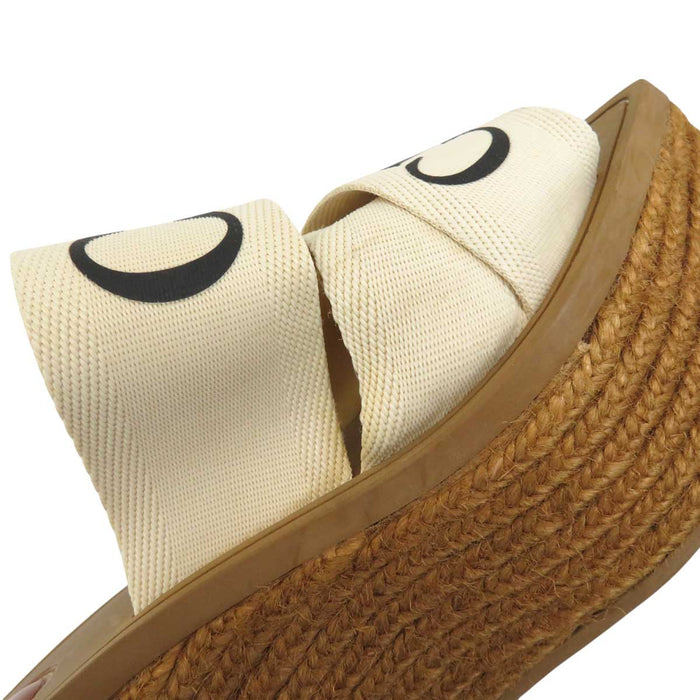 Chloe
Logo Platform
Woody Wedge Espadrille Sandals