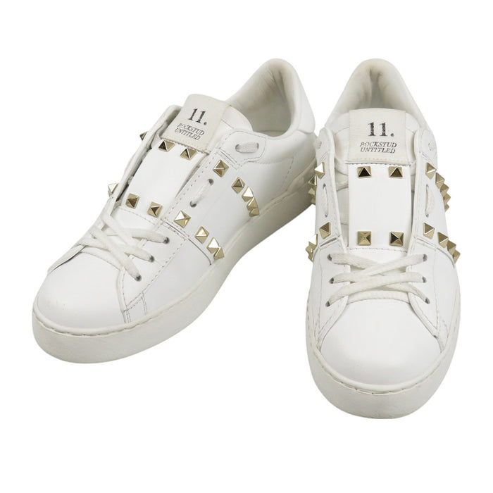 VALENTINO
Leather Low-Cut
Rockstuds Untitled Sneakers