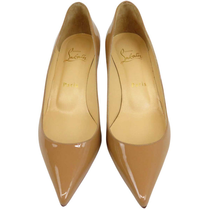 Christian Louboutin 
パテント ピンヒール 
DECOLLETE 554 45 ポインテッドトゥ パンプス