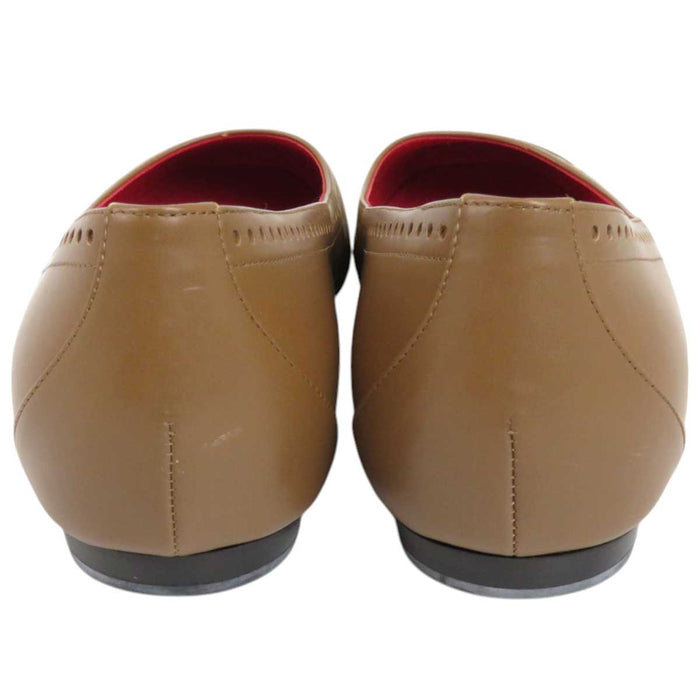 HERMES
Round Toe Leather
Flat Pumps