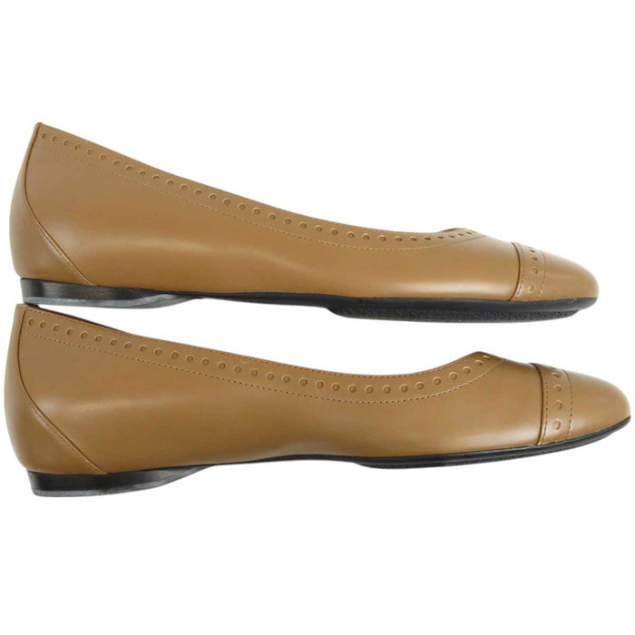 HERMES
Round Toe Leather
Flat Pumps
