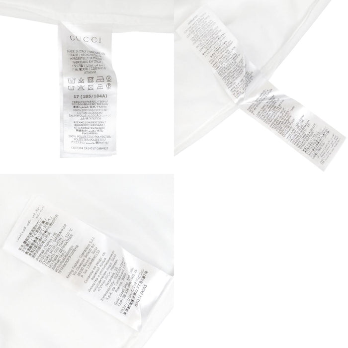 GUCCI 
ロゴ 刺繍 
GUCCIBAND エンブロイダリー コットン シャツ