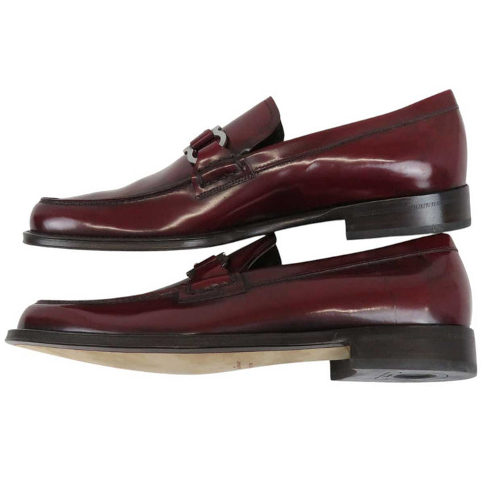 Salvatore Ferragamo 
ビットローファー 
ガンチーニ エナメル ローファー