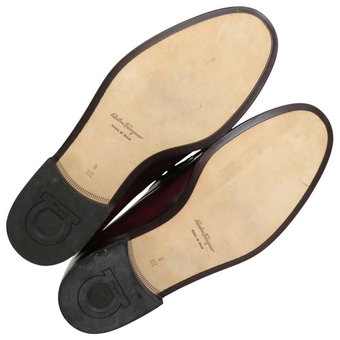 Salvatore Ferragamo 
ビットローファー 
ガンチーニ エナメル ローファー
