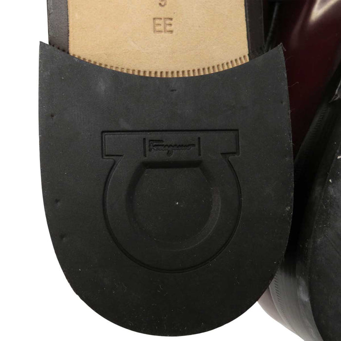 Salvatore Ferragamo 
ビットローファー 
ガンチーニ エナメル ローファー