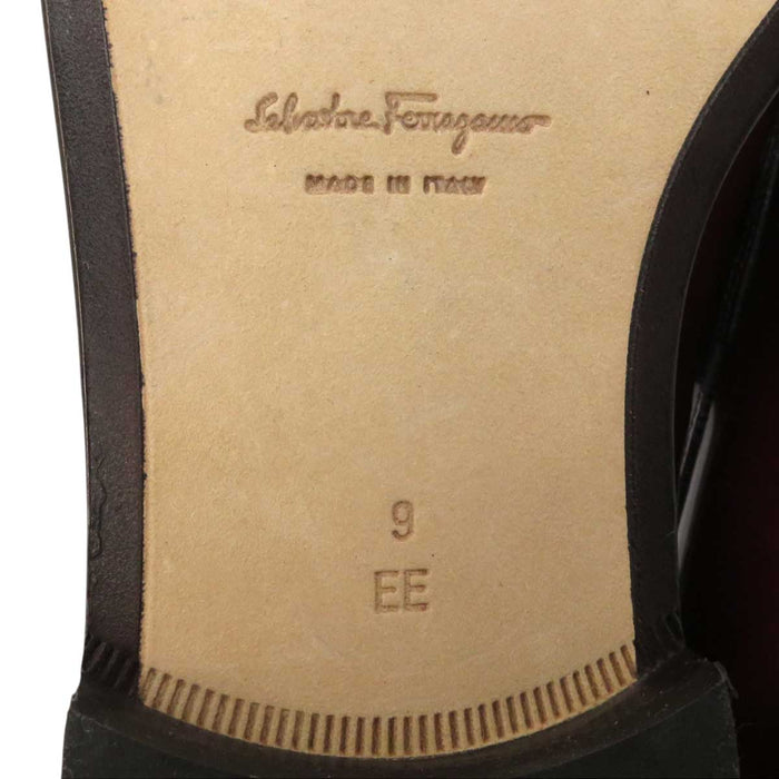 Salvatore Ferragamo 
ビットローファー 
ガンチーニ エナメル ローファー