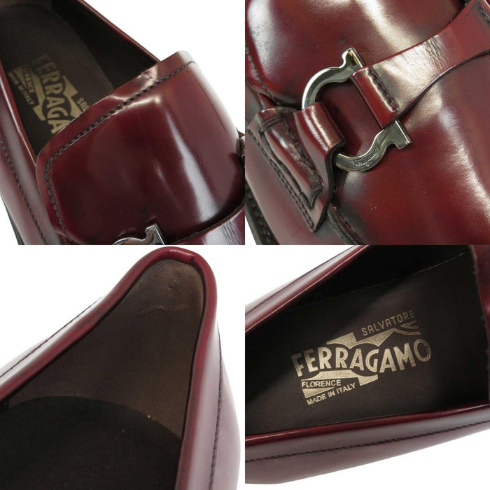 Salvatore Ferragamo 
ビットローファー 
ガンチーニ エナメル ローファー