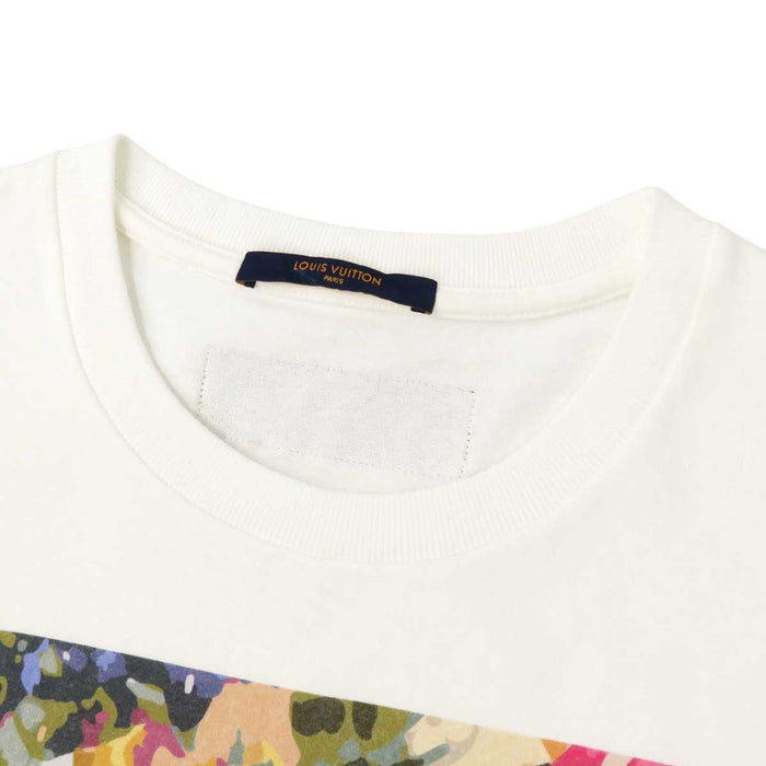 LOUIS VUITTON 
ロゴ RM222 NPG HNY91W 
LV フラワー タペストリー プリント コットン Tシャツ