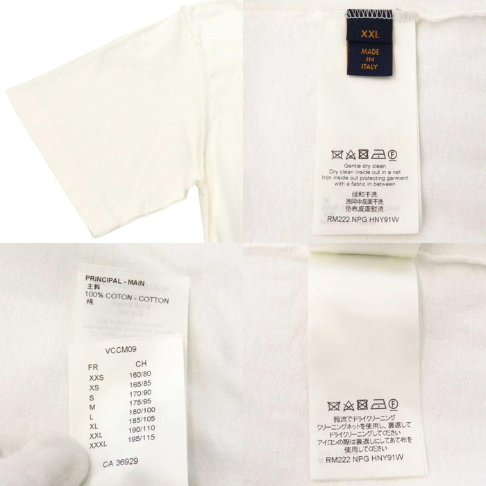 LOUIS VUITTON 
ロゴ RM222 NPG HNY91W 
LV フラワー タペストリー プリント コットン Tシャツ