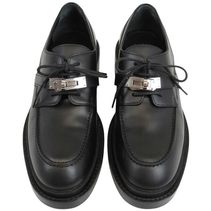 HERMES
Kelly Buckle Lace-Up Silver Color Fittings
First Leather Shoes