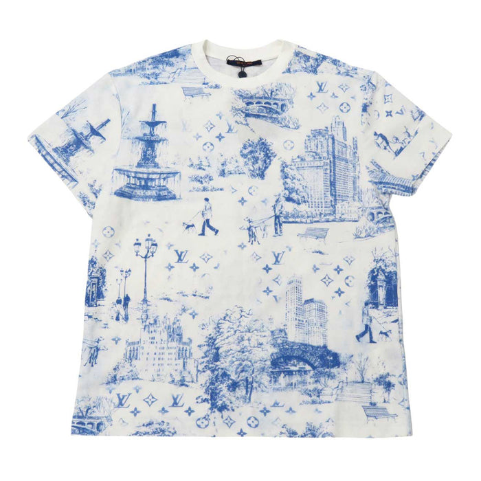 LOUIS VUITTON 
LV ロゴ 犬 コットン RM251MM QBM HSY18W 
プリント コットン ピケ Tシャツ 
モノグラム