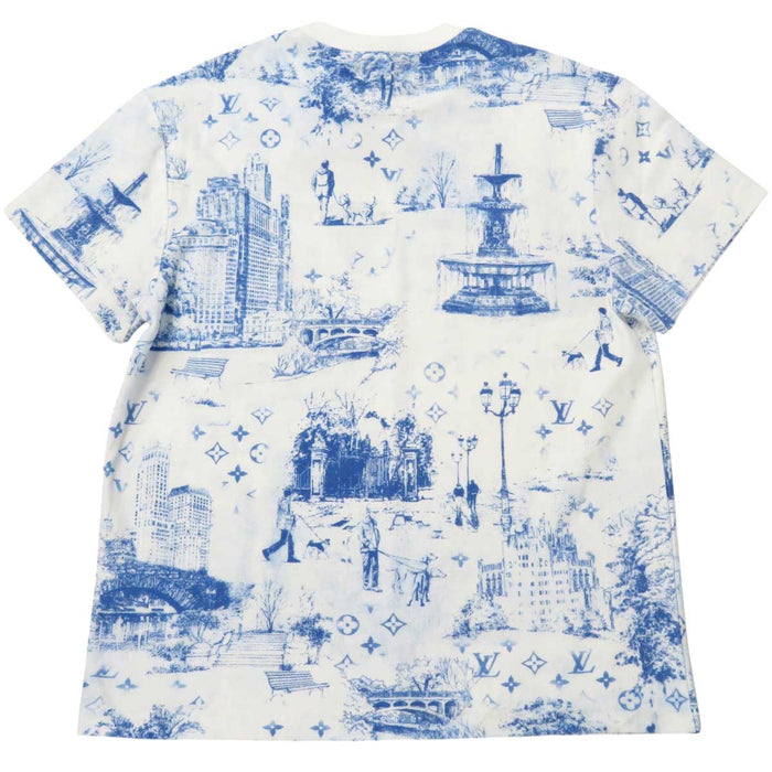 LOUIS VUITTON 
LV ロゴ 犬 コットン RM251MM QBM HSY18W 
プリント コットン ピケ Tシャツ 
モノグラム