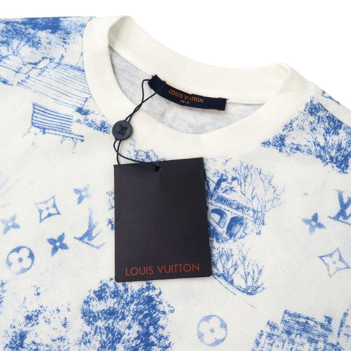 LOUIS VUITTON 
LV ロゴ 犬 コットン RM251MM QBM HSY18W 
プリント コットン ピケ Tシャツ 
モノグラム