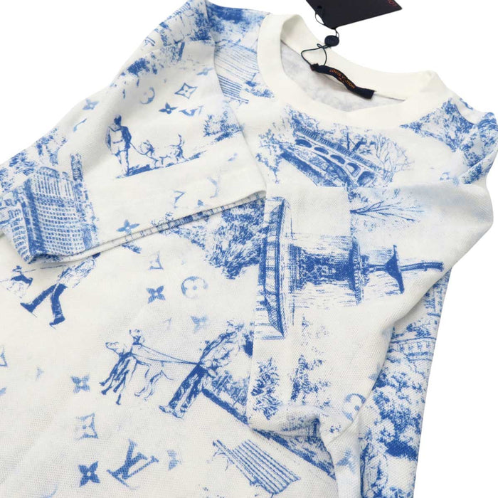 LOUIS VUITTON 
LV ロゴ 犬 コットン RM251MM QBM HSY18W 
プリント コットン ピケ Tシャツ 
モノグラム