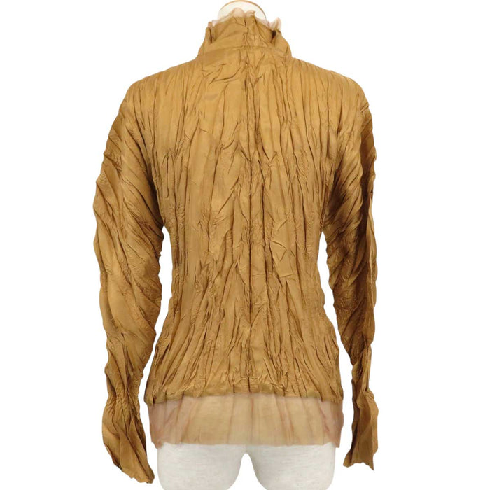 PLEATS PLEASE 
プリーツプリーズ イッセイミヤケ チュール 
ロングスリーブ シャツ