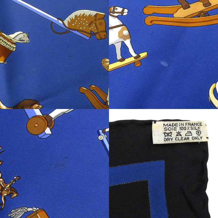 HERMES
Silk Large Square
Carré 90 Raconte moi le Cheval Talking about Horses Scarf