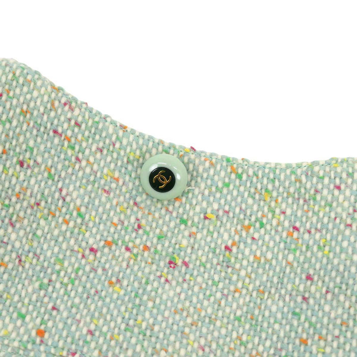 CHANEL 
01A COCO CC ロゴ ココボタン 
ココマーク ツイード ジャケット