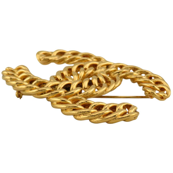 香奈儿
COCO CC 标志 金色金属 1107
复古 可可标志 链条 胸针