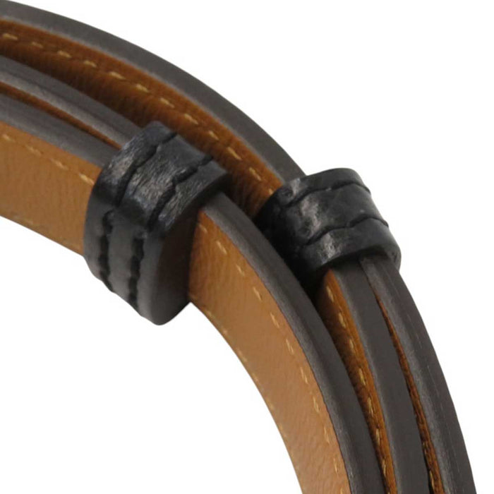 HERMES
W Engraving 2024 Made Yellow Gold Plated Metal
Kelly Buckle Leather Belt 18MM