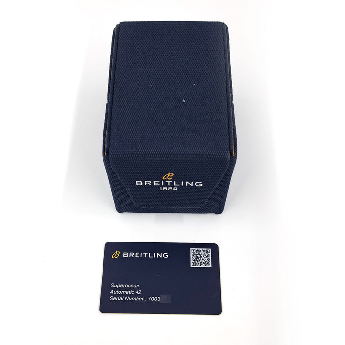 BREITLING 
Superocean II 42 
With box and warranty card