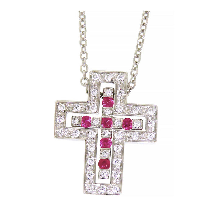 Damiani 
Collana Bell'Epoque con diamanti e rubini XXS