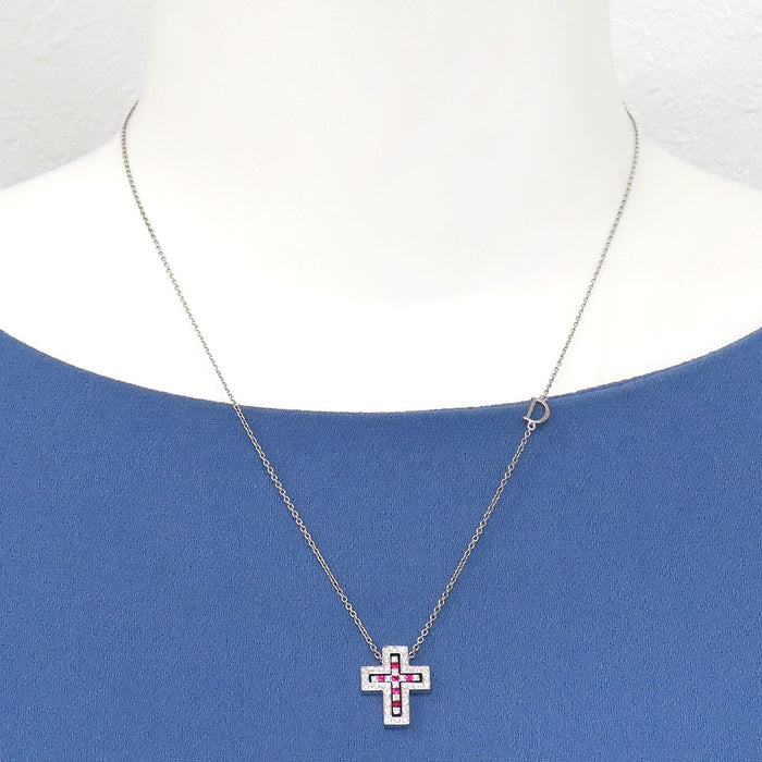 Damiani 
Collana Bell'Epoque con diamanti e rubini XXS