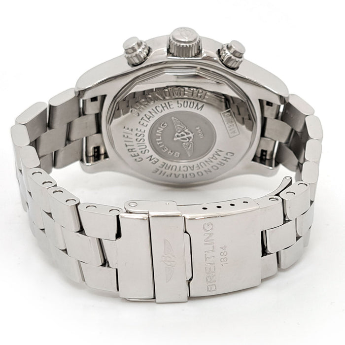 BREITLING 
Superocean Chronograph Day-Date 
With Warranty Card
