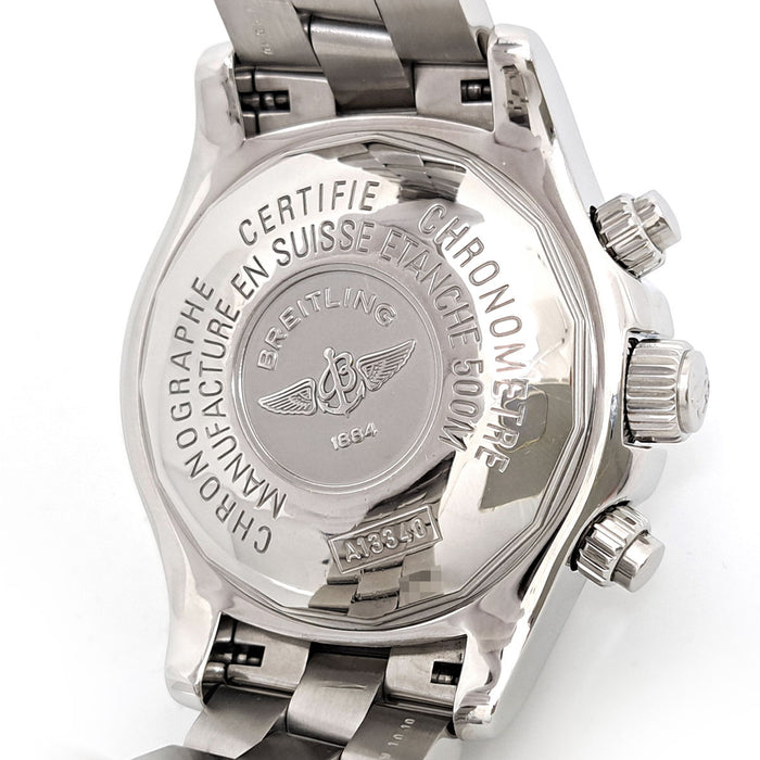 BREITLING 
Superocean Chronograph Day-Date 
With Warranty Card