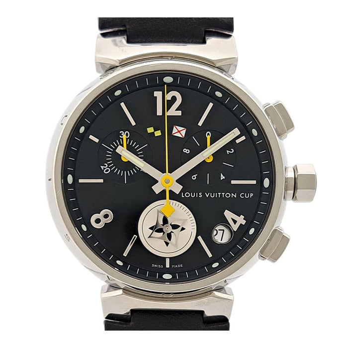 LOUIS VUITTON 
Tambour Lovely Cup GM Chronographe 
Avec boîte et garantie