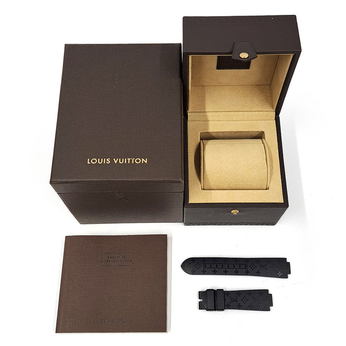 LOUIS VUITTON 
Tambour Lovely Cup GM Chronographe 
Avec boîte et garantie