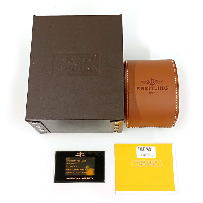 BREITLING 
Superocean Heritage Chronograph 44 
With Box and Warranty Card