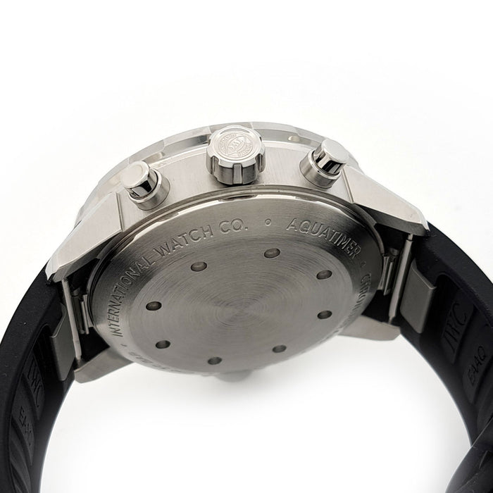 IWC 
Aquatimer Chronograph Overhauled 
With box and warranty card, serviced