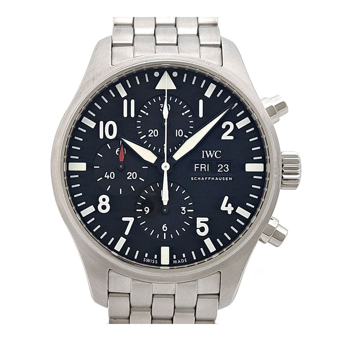 IWC Pilot Watch Chronograph with Box and Warranty Card
