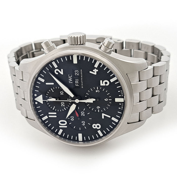 IWC Pilot Watch Chronograph with Box and Warranty Card
