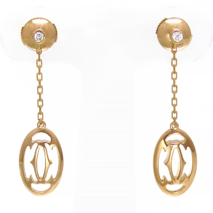 CARTIER 
Double C Earrings