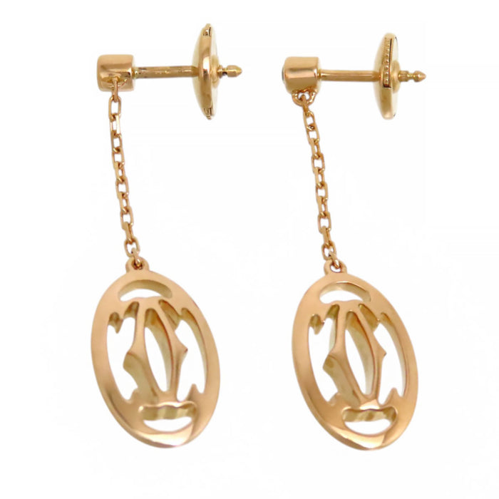 CARTIER 
Double C Earrings