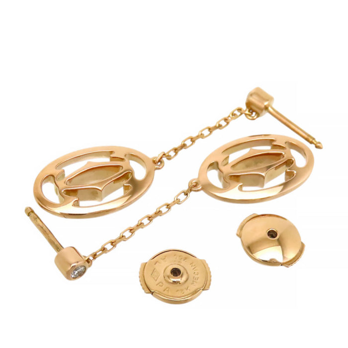 CARTIER 
Double C Earrings