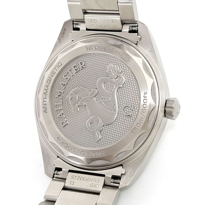 OMEGA Railmaster with warranty card