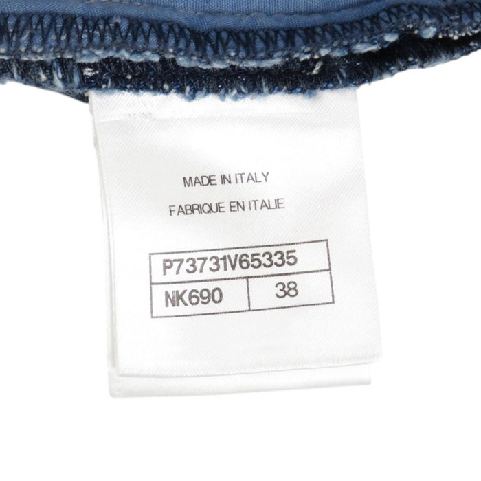 CHANEL
COCO CC logo rhinestone cotton
Coco mark gripoire coco button denim pants