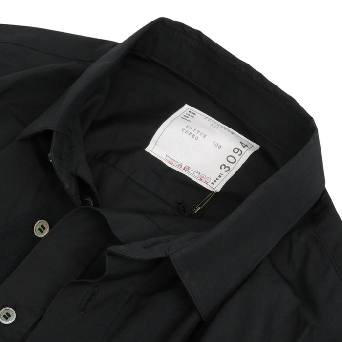 Sacai 
ロゴ コットン キュプラ ドッキング 
Thomas Mason レイヤード シャツ