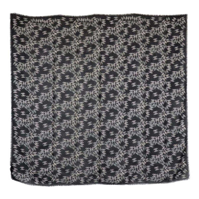 CHANEL
COCO CC Logo Cashmere Silk Large Scarf
Coco Mark Stole