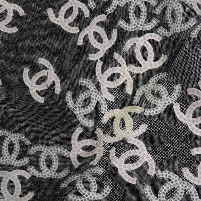 CHANEL
COCO CC Logo Cashmere Silk Large Scarf
Coco Mark Stole