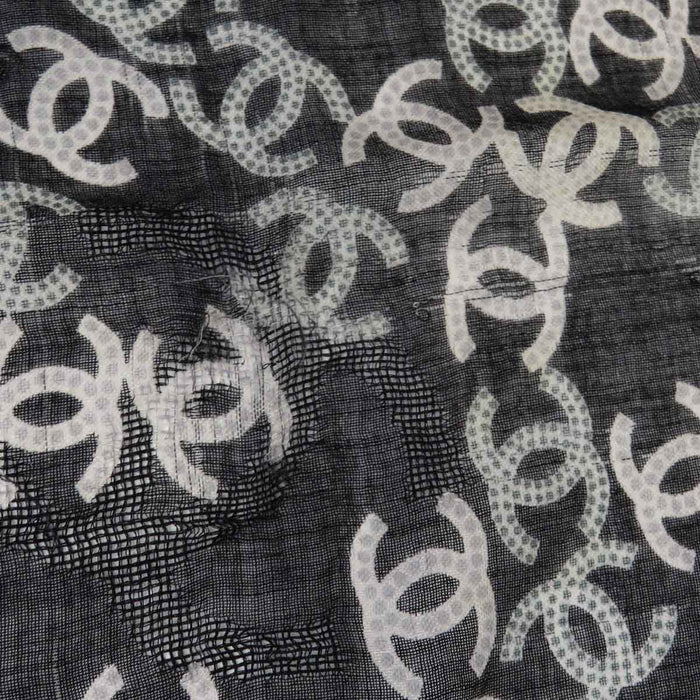 CHANEL
COCO CC Logo Cashmere Silk Large Scarf
Coco Mark Stole