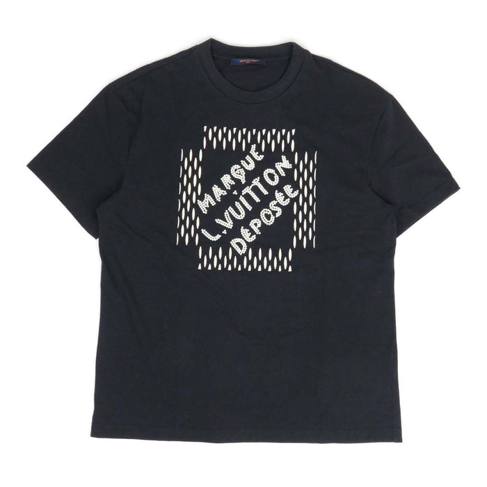 LOUIS VUITTON 
LV コットン RM242MQ NPL HQY71W 
ビーズ ロゴ Tシャツ